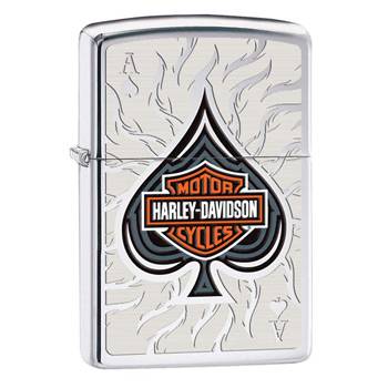 яЗажигалка Zippo 28688 Harley-Davidson High Polish Chrome