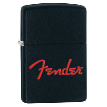 яЗажигалка"ZIPPO" 28734 FENDER BLACK MATTE