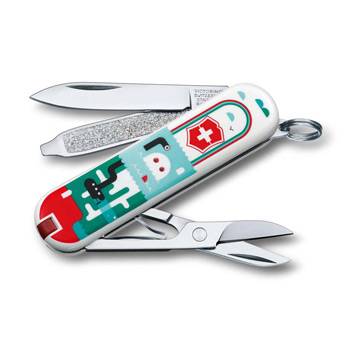 яНож-брелок Victorinox 0.6223.L1502 Classiс "Sea World" 58мм