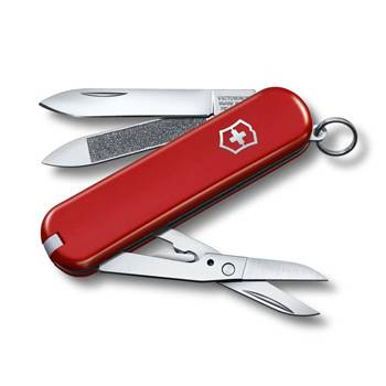 Нож-брелок Victorinox 0.6423 Executive 81, 65 мм, красный