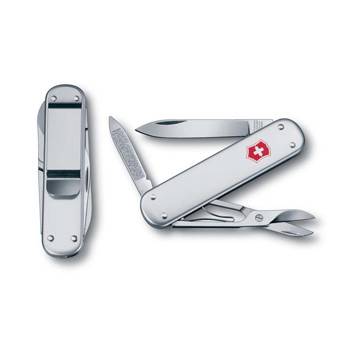 Нож-брелок Victorinox 0.6540.16 Money Clip, 74 мм, серебристый