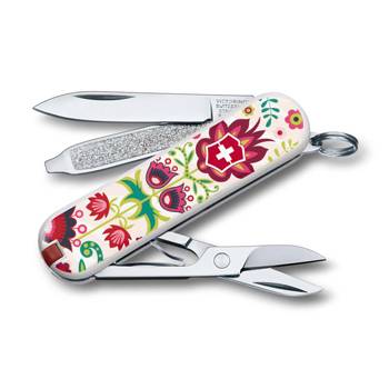 яНож-брелок Victorinox 0.6223.L1603 Classic "Happy Folks" 58мм