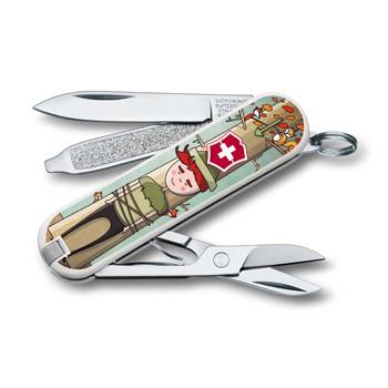 яНож-брелок Victorinox 0.6223.L1609 Classic "Wilhelm Tell" 58мм