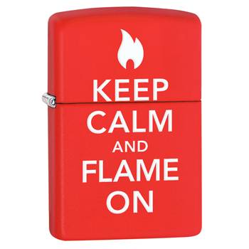 яЗажигалка Zippo 28671 Keep Calm Red Matte