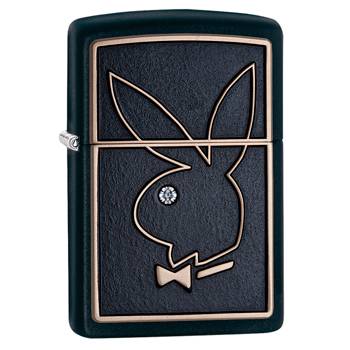 яЗажигалка Zippo 28816 Playboy Black Matte