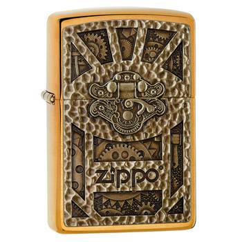 яЗажигалка Zippo 29103 Steampunk Brushed Brass