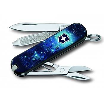 яНож-брелок Victorinox 0.6223.L1705 Classic "Glimmers" 58мм