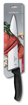 Разделочный нож Victorinox 6.8003.25B SwissClassic (25см, чёрный, в карт. блистере)