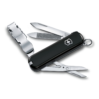 Нож-брелок Victorinox 0.6463.3 NailClip 580, 65 мм, чёрный