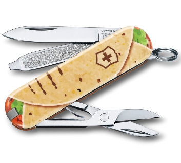 Нож-брелок Victorinox 0.6223.L1903 Mexican Tacos  58мм