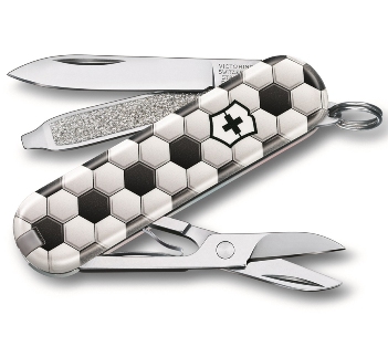 Нож-брелок Victorinox 0.6223.L2007 Classic "World Of Soccer" 58мм