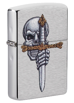Зажигалка Zippo 49488 Woodchuck Cherry с покрытием Brushed Chrome
