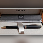Шариковая ручка Parker Sonnet K528 MattBlack, отличное, 2015г., в коробке, арт.Р6
