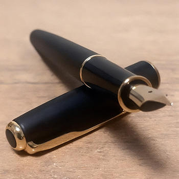 Перьевая ручка Parker Sonnet F28 Matte Black GT, 2001г., сост отличное, перо позолота 23К, арт.К-4